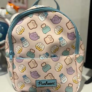 Pusheen Backpack - Cream with Pastel Accents